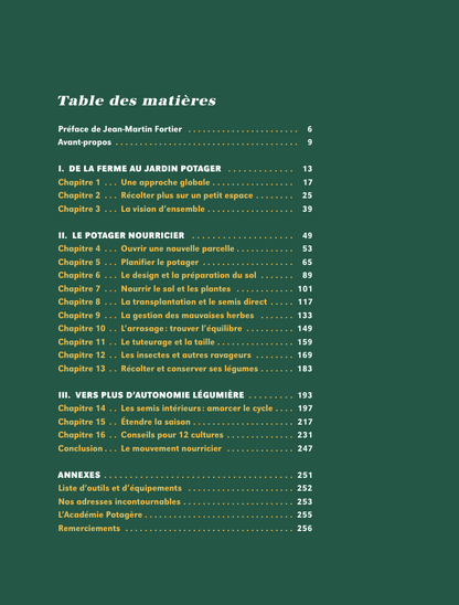 Livre « Le potager abondant » par l'Académie Potagère