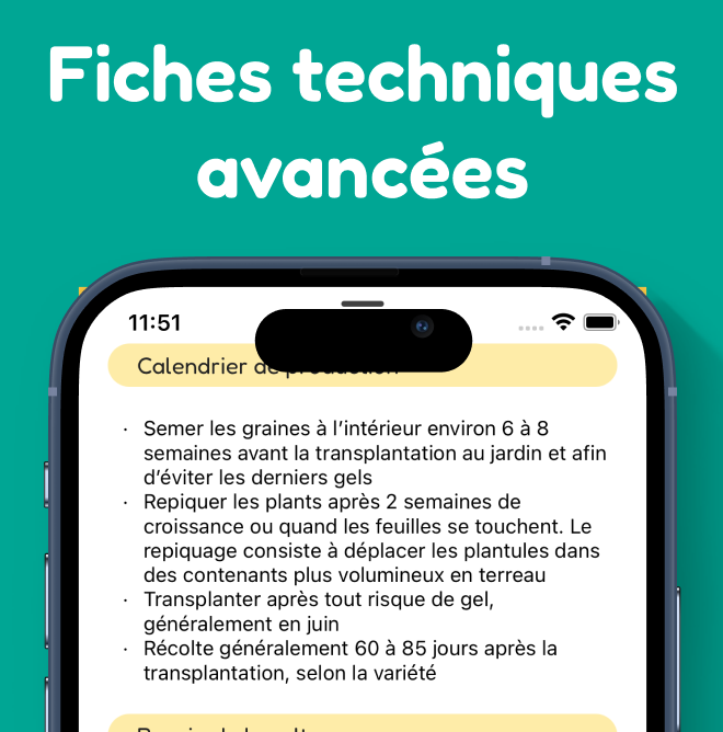 Un an d'accès à l'application La Main Verte