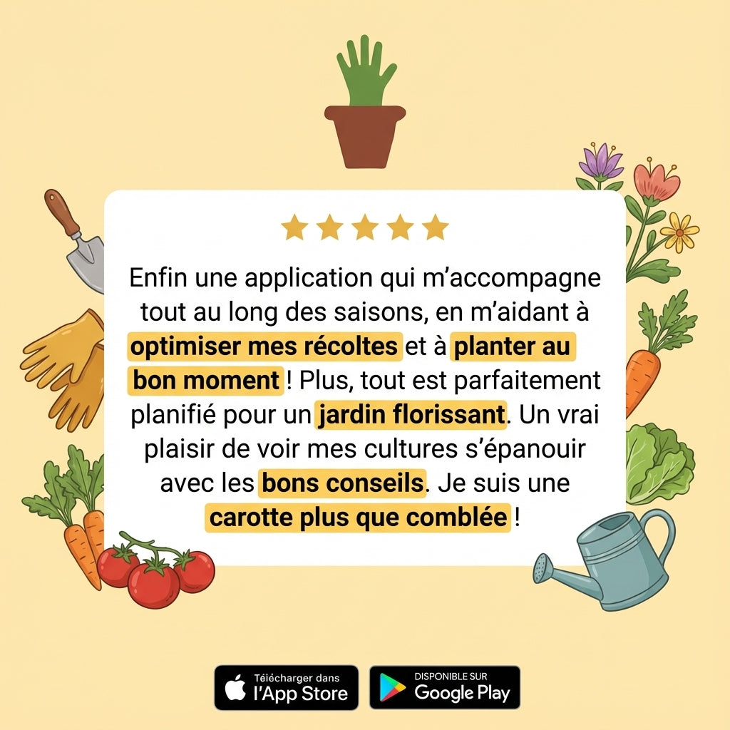Un an d'accès à l'application La Main Verte