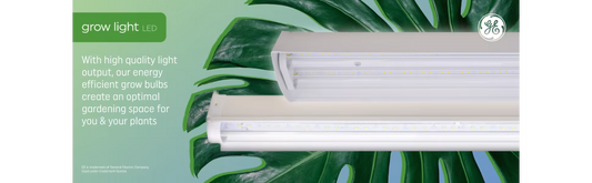 Lampe de croissance DEL GE robuste pour semis et cultures intérieures